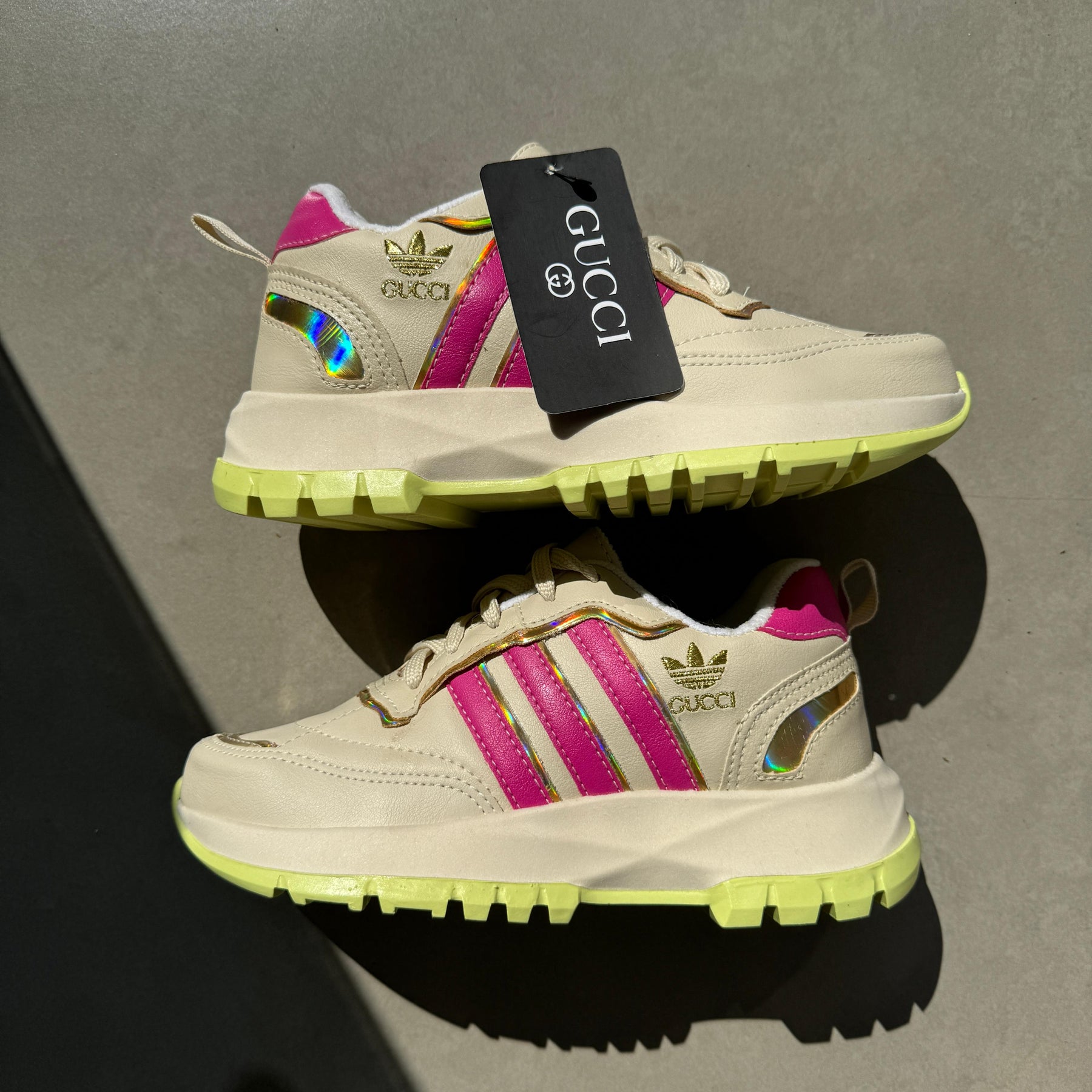TĂȘnis Gucci Nude Pink Feminino Premium