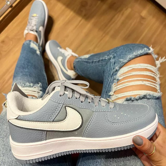 T nis Nike Air Force 1 Azul Feminino Premium