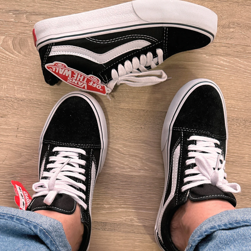 Vans old skool hot sale preto e marrom