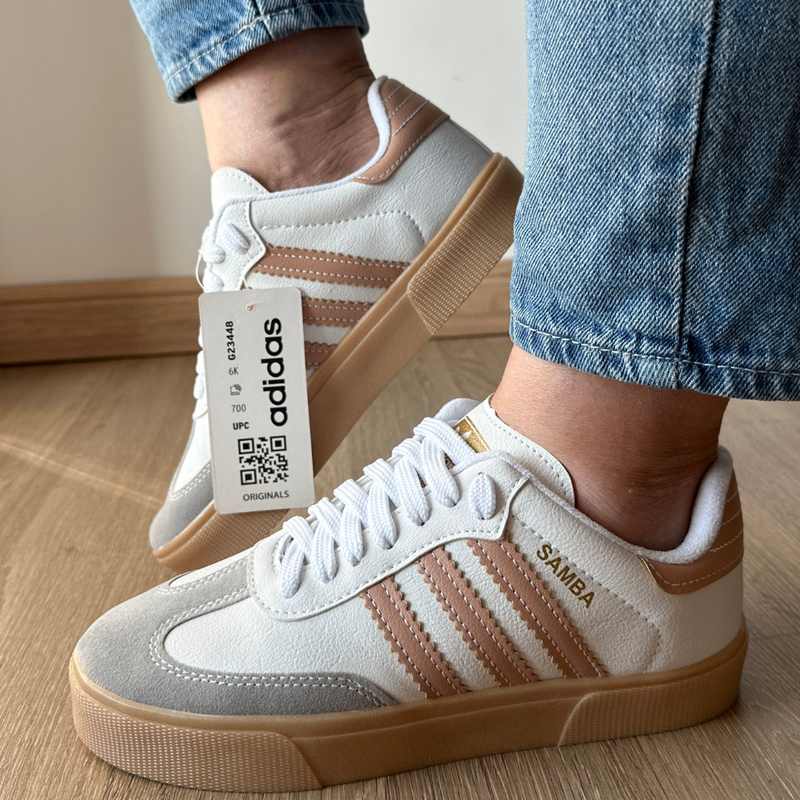 Tenis adidas cor deals salmao