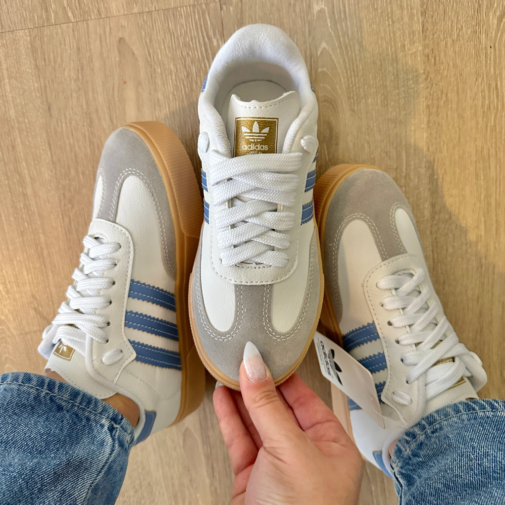 Tenis adidas top samba azul