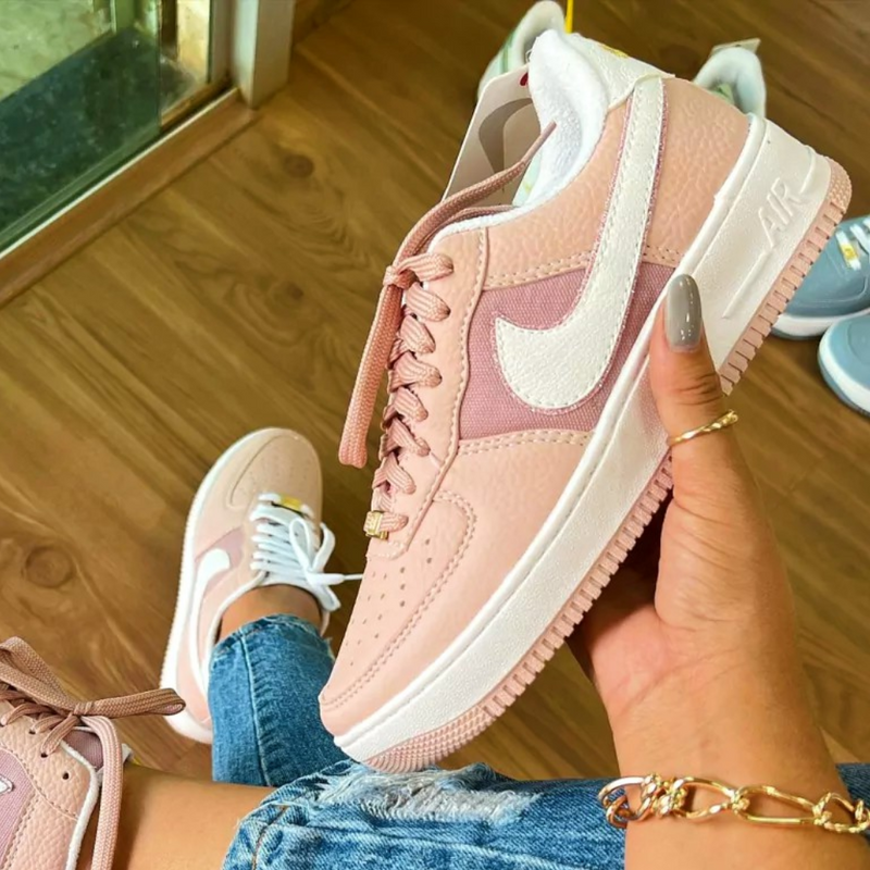 Nike air deals force premium pink