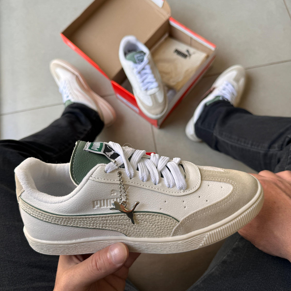 Tênis Puma Social Off Verde Masculino