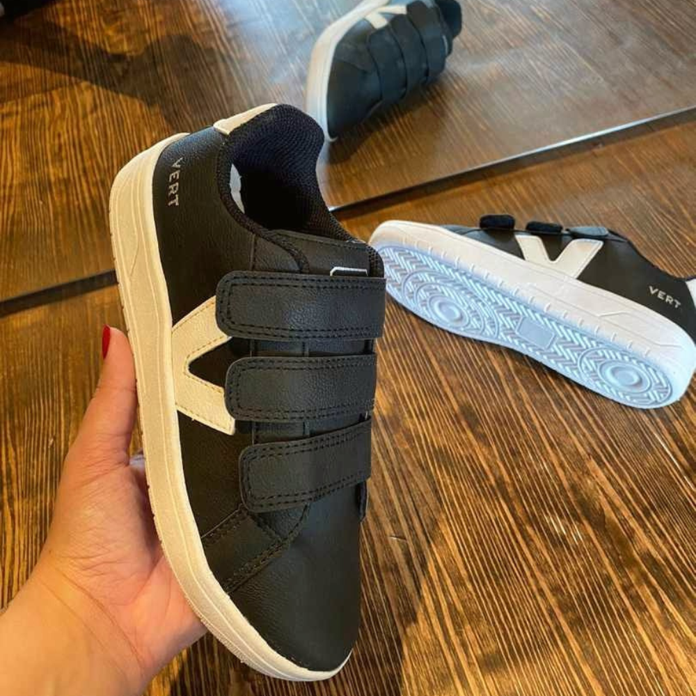 Tênis Velcro Preto Feminino