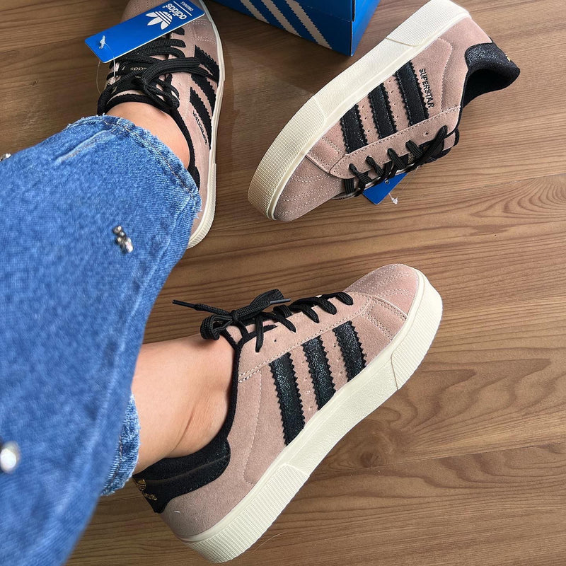 Tênis Adidas Super Star Camurça Rose Premium